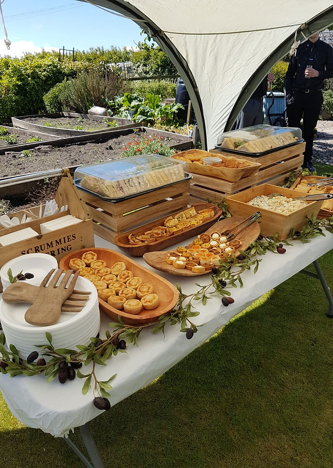 Catering by Scrummies at the Aintree Village Community Club